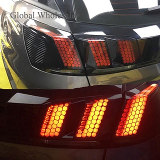 Car Rear Tail Light Honeycomb Sticker Taillight Lamp Cover Decals Accessories
