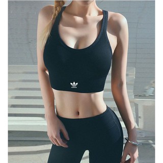 adidas yoga bra adjustable woman bra seamlessly gather sport bra