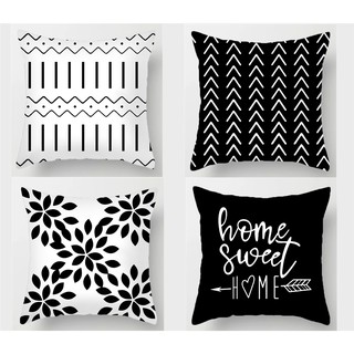 <COD>16×16,18×18,20×20,24×24,28×28,Black geometric Cushions cover,Square Throw pillow cover,Home decor pillow case