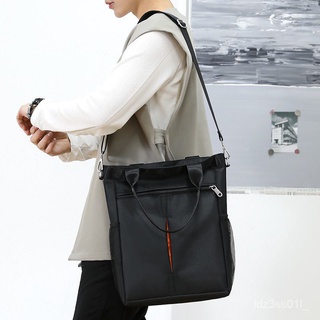 nice.beg lelaki Japan Fashion Tote&Shoulder Bag Nylon Waterproof Big Capacity Men Shoulder Bag Tote