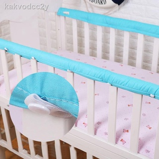 Hot hot style⊕✻◆Non-static Baby Bed Rail Cover Protecter Button Design Crib Bu