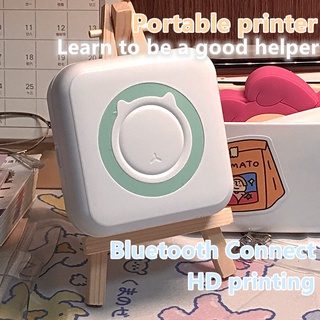 Mini Portable Thermal Printer Paper Photo Pocket Thermal Printer 57 Mm Printing Wireless Bluetooth A