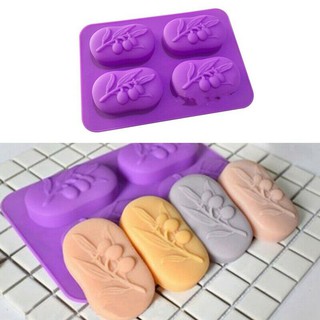 Silicone Handmade Soap Mould Olive Tree Mould Essential Oil Soap DIY Mold Craft