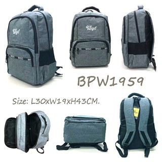 ❀Wigo BPW1959 Mens Large Laptop Backpack Size:L30xW19xH43cm.