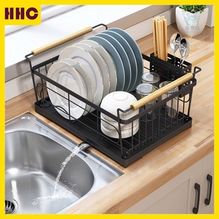 Dish Rack Bowl Holder Stainless Steel Kitchen Sink Drying Shelf Tray Cutlery Drainer Dish Over