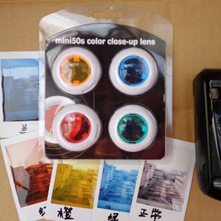 4 Colors Filter Close-Up Lens for Fuji Instax Mini 25/50/50s