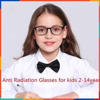 Kids eye glass Anti Radiation Glasses for Kids Rectangle Blocking Radiation Eyeglasses Boys Girls
