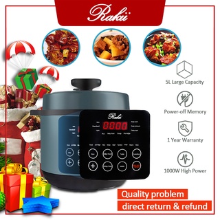pressure cooker 5L electric pressure cooker standard multi cooker rice cooker (1)