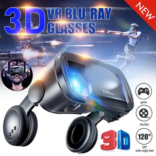 5~7inch VRG Pro 3D VR Glasses Virtual Reality Full Sn 120&deg; VR Glasses w/Headset And Remote