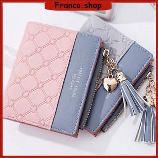 FRNC Korean Wallet For Women Tassel Fashion Women Ladies Wallet Short Wallet