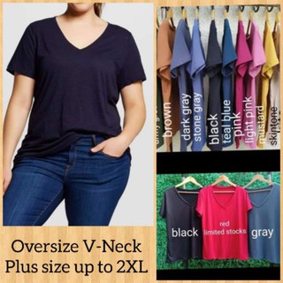 Oversized Ladies V-Neck .. Plus size up to 3XL (1)