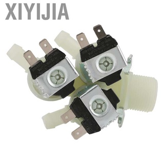 ✕ↂXiyijia G3/4 AC 220V 3 Way Water Inlet N/C Normal Closed Electric Solenoid Valve UBS