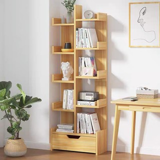 Bookshelf floor shelf living room home storage creative narrow simple bookcase multilayer