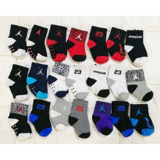 Baby Boy Girl Jordan Socks NB to 1 Year One Size (random)
