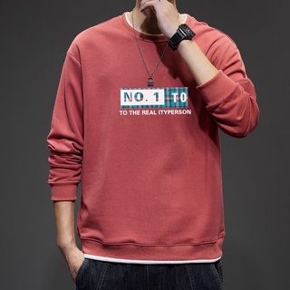 Sweater Long Sleeve T-Shirt Sweater Male Loose Round Neck Sweater