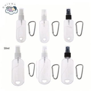 【RYT】Portable Alcohol Spray Bottle Empty Hand Sanitizer Empty Holder Hook Keychain
