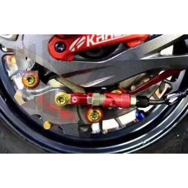 Motorcycle Universal Front Brake Caliper Quick Removal Cover Brake Line Guard (3)
