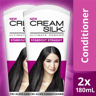 【Ready Stock】✔✐✙[Buy 2] Cream Silk Ultimate Reborn Standout Straight Tri-Oleo Conditioner 180Ml