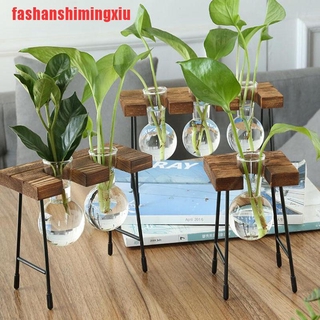 [fashanshimingxiu]Hydroponic Plant Vases Glass Vase Vintage Bonsai Flower Pot Wo