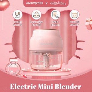 【Hello Kitty】Electric Garlic Mashed Co-branded Joyoung Multifunctional Mini Mixer For Whipping Ingre