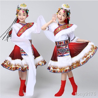 Children'S Mongolia Costume Girls Performance Clothing