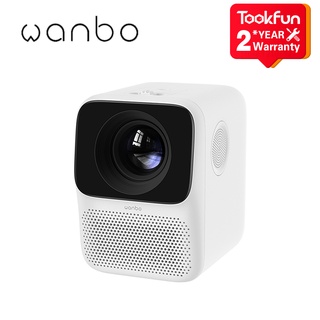 ☜▩❁Global Version Wanbo Projector T2 Free Lumens 1080P ARC Input LED Light Source Keystone Correctio