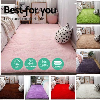 Mini Home Textiles Ultra Soft Rugs Home Living Fluffy Rugs Shaggy Non Slip Floor Carpet 80x160CM