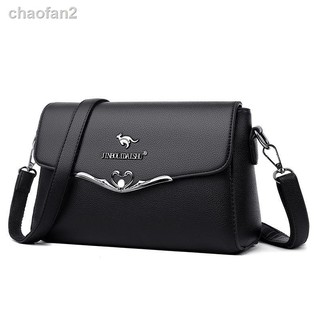 ►Kangaroo leather handbags 2021 new messenger bag large capacity handbag women s shoulder bag soft l
