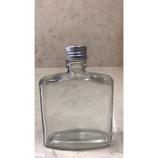 Bottle storage container jar 12PCS 200ML FLAT SQUARE GLASS JAR SIZE 4.2CM X 8.5CM X 11CM