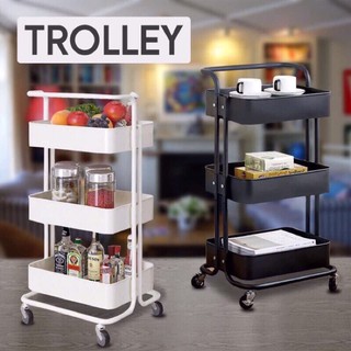 3 tier kitchen utility trolley Cart shelf storage