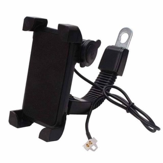 mount helmet☸Motor Cellphone Holder With USB Charger for motorcycle 2in1