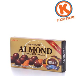 Lotte Almond Choco Ball 46g Korean Food Korean Products Chocolate Snacks