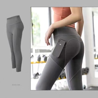 Women's Yoga Leggings With Pocket Tight-Fitting Stretch Quick-Drying Sports Gym Yoga Pants 9010