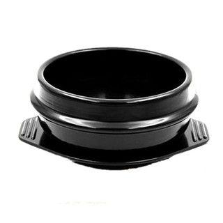 [exquisite casserole]Korean Ceramic Bowl Korean Dolsot for Bibimbap Soup and Other Food with Tray