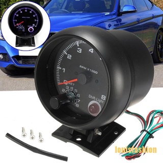 [Ready Stock]✴❀LFPH 3.75'' Universal Car Tachometer Tacho Gauge Meter LED Shift Light 0-8000 RPM FFF