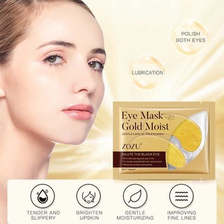 Eye mask Gold moisturizing eye mask for dark circle eye bag sleep Whitening brightening 10PCS Kei3