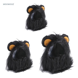 lucky* Funny Pet Costume Lion Mane Wig Cap Hat for Cat Dog Halloween Christmas Clothes Fancy Dress Pet Clothes