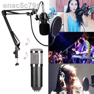 2022 ﹍﹉◑BM-800 Set Condenser Computer Audio/KTV 3.5mm Wired Sound Recording Condenser Microphone Mic