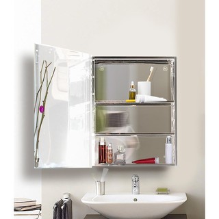 motorcycle stickermotorcycle coverbolt卐☼✺Profiles Cara Stainless Bathroom Mirror Cabinet Big with 2