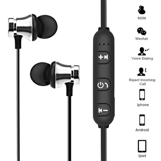 TZUZL Magnetic Wireless Bluetooth Earphones Running Music Xt11 Headset Neckband Sports Headphones with Mic (4)