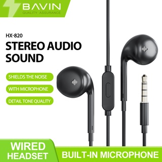 BAVIN HX820 3.5mm Jack Universal Earphone Stereo Audio Sound for Android & iPhone (1)