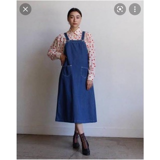 ⊙▪❈Denim jumper dress outfit live selling only