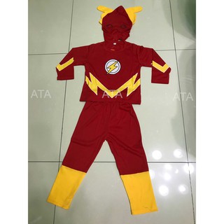 Flash costume for kids (ages 3 to 8)