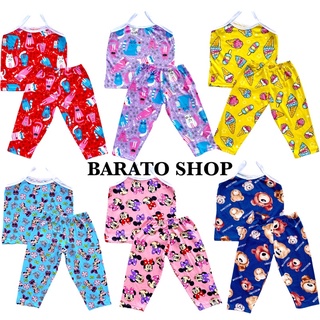 Kids Spaghetti Sando Pajama Terno For Girls 6 months to 7 Years Old