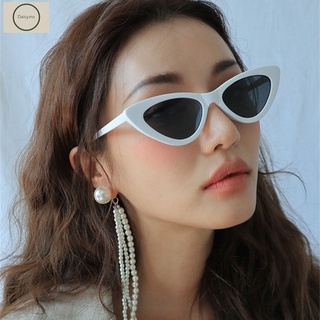 Hip-hop Small Cat Eye Sunglasses Fashion Women Eyeglasses with Retro Style Shades glasses DM