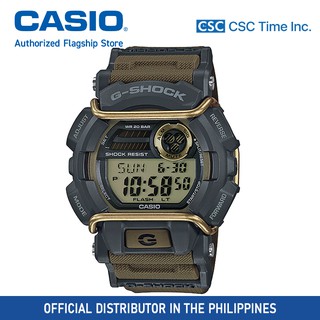 Casio G-Shock(GD-400-9DR) Black Resin Strap Shock Resistant 200 Meter World Time Watch