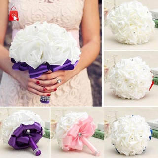 [COD/READY] Wedding Flower Rose Crystal Bouquet Bride Bridesmaid Wand