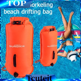 PVC Waterproof Dry Bag 28L Outdoor Diving Men Women Beach Swimming Rafting Bags