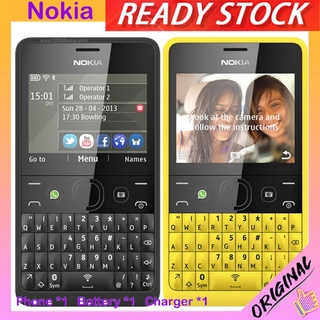 Flash Sale_ Ready Stock Original Nokia 210 GSM 2.4`Dual SIM Cards MP QWERTY Keyboard English Mobile Phone