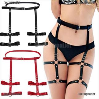FCPH Women Sexy PU Leather Garter Body Harness Belt Strap Waist Leg Belt Adjusta wholesale